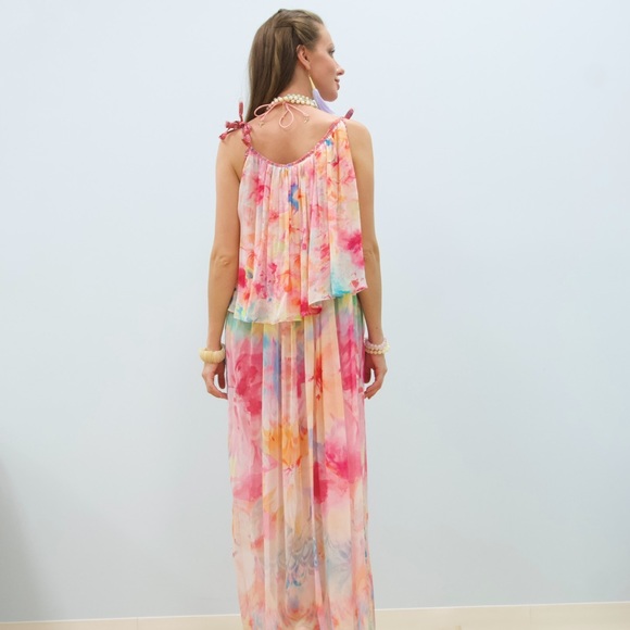 Beach Cover up BELIZE TROPICAL style - Picture 2 of 5